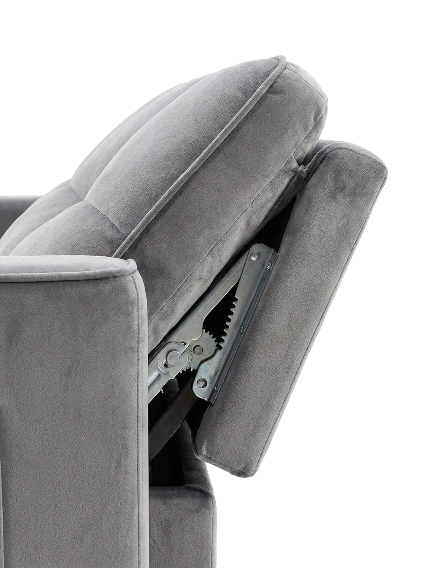 Sonno adjustable folding backrest — three-quarter rear view