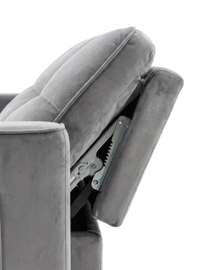 Sonno adjustable folding backrest — three-quarter rear view