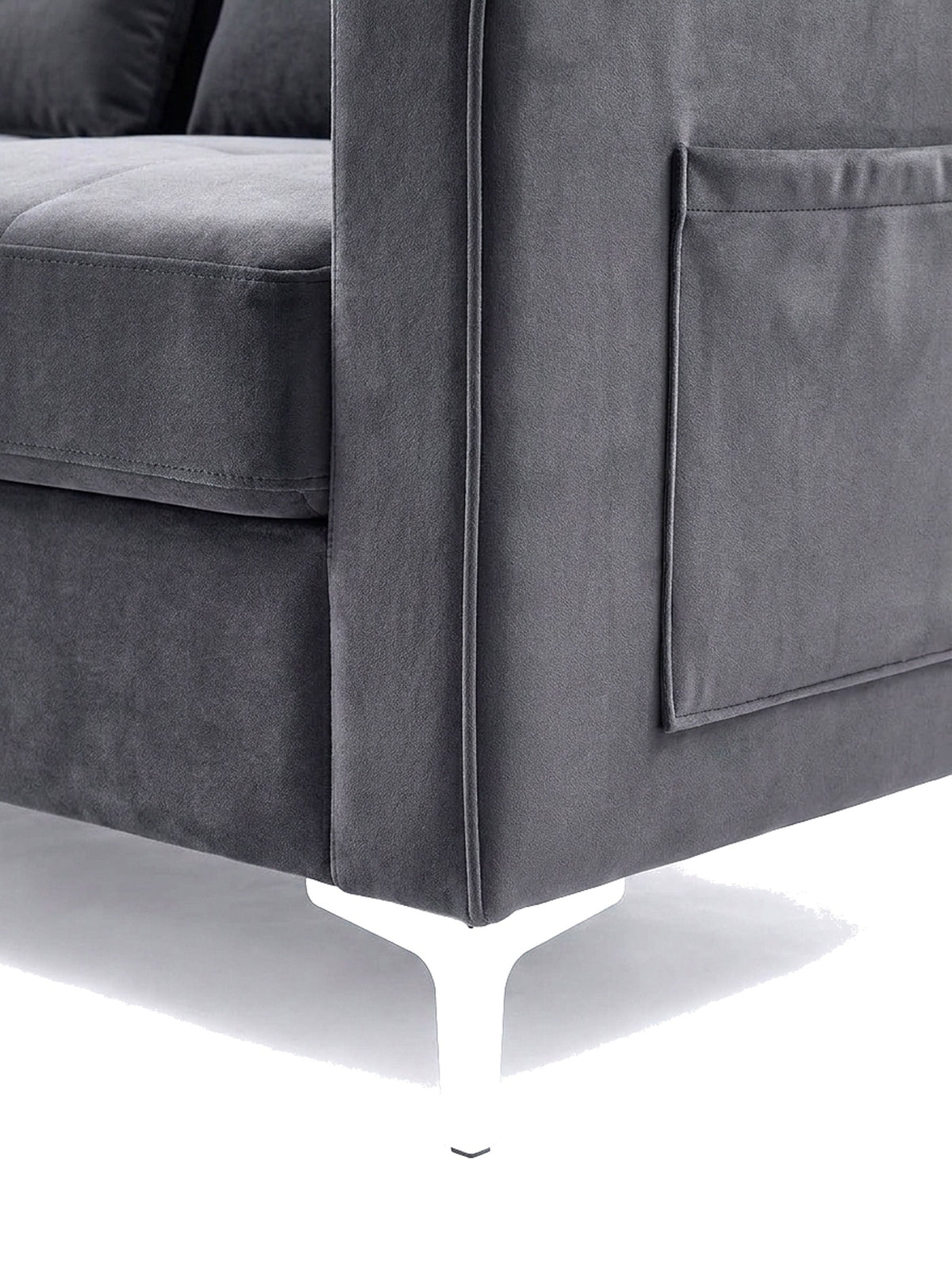 Sonno slim chrome feet detail