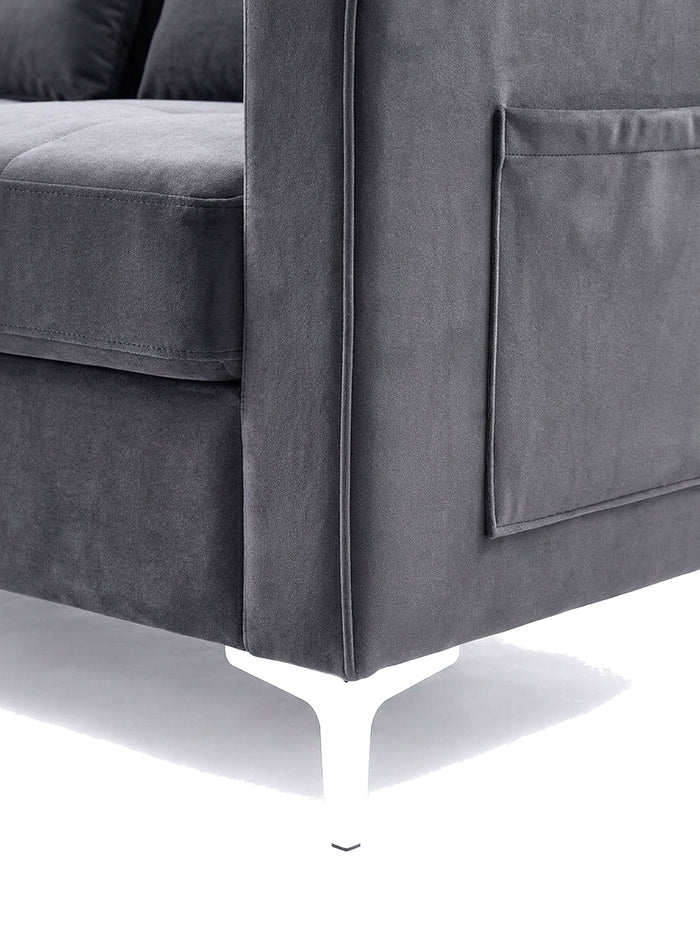 Sonno slim chrome feet detail
