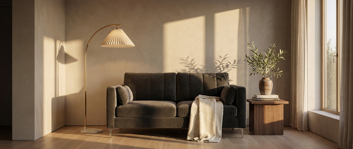 Sonno styled in a bright modern living room — lifestyle