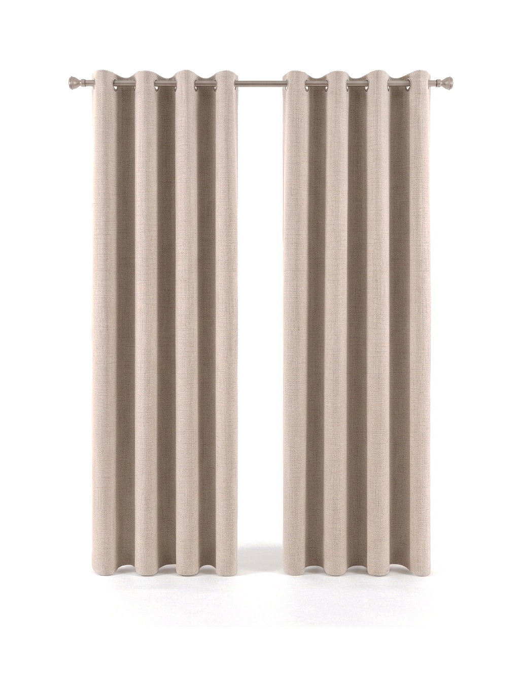 Linden Blackout Linen Curtains Set of 2 — studio white