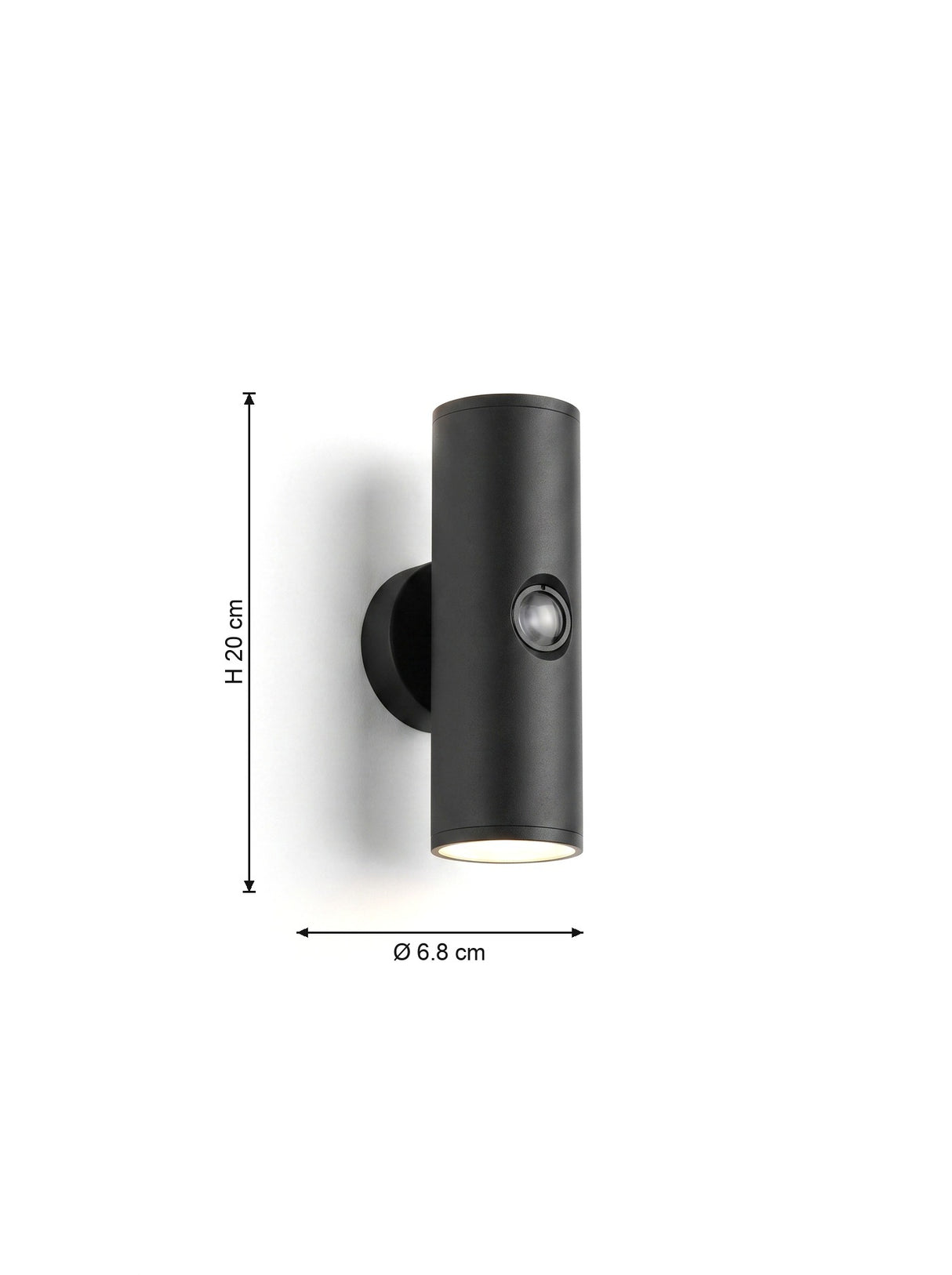 Vega dimensions: height 20 cm, diameter 6.8 cm