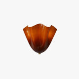 Zerane wall sconce amber glass hero