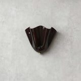 Zerane brown glass, gold frame