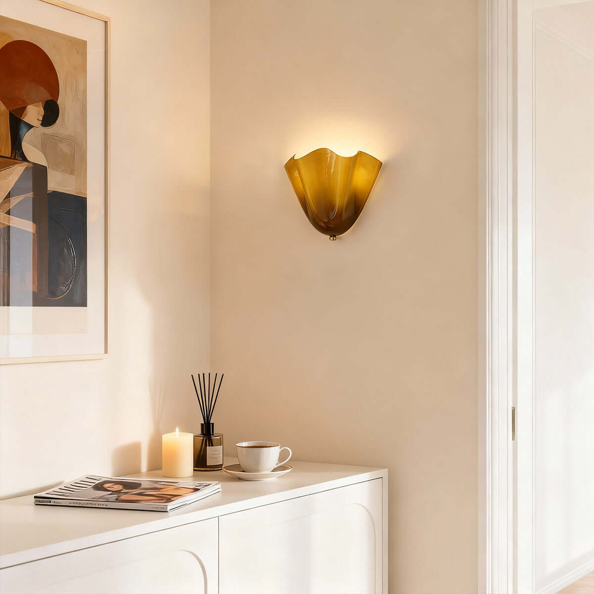Zerane wall sconce