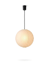 Akari Japanese Paper Lantern Pendant Light — studio white