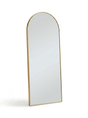 Arched Full Length Floor Mirror 64x21 — studio white
